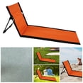 thumbnail image 1 of Silla Jardín Plegable Portátil para Exteriores Tumbona Plegable Ultraligera para Acampar Silla Con Respaldo Playa para Acampar Impermeable Y Gruesa [versión Extendida] (naranja), 1 of 9