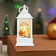 thumbnail image 5 of Anhility Glowing Santa Lantern Christmas Ornament, Portable Holiday Decoration for Tree or Table Centerpiece, Luminous Festive Home Decor Gift Idea for Friends and Family, 5.31x2.36x2.36in, 5 of 6
