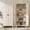 71in-Beige, variant on LIZEVINC 71.2in Pantry Cabinet, Metal Shapely Doors Cabinet with Doors and Adjustable Shelves, Food Pantry Cabinet for Kitchen,Dinning Room- Assembly Required(White)