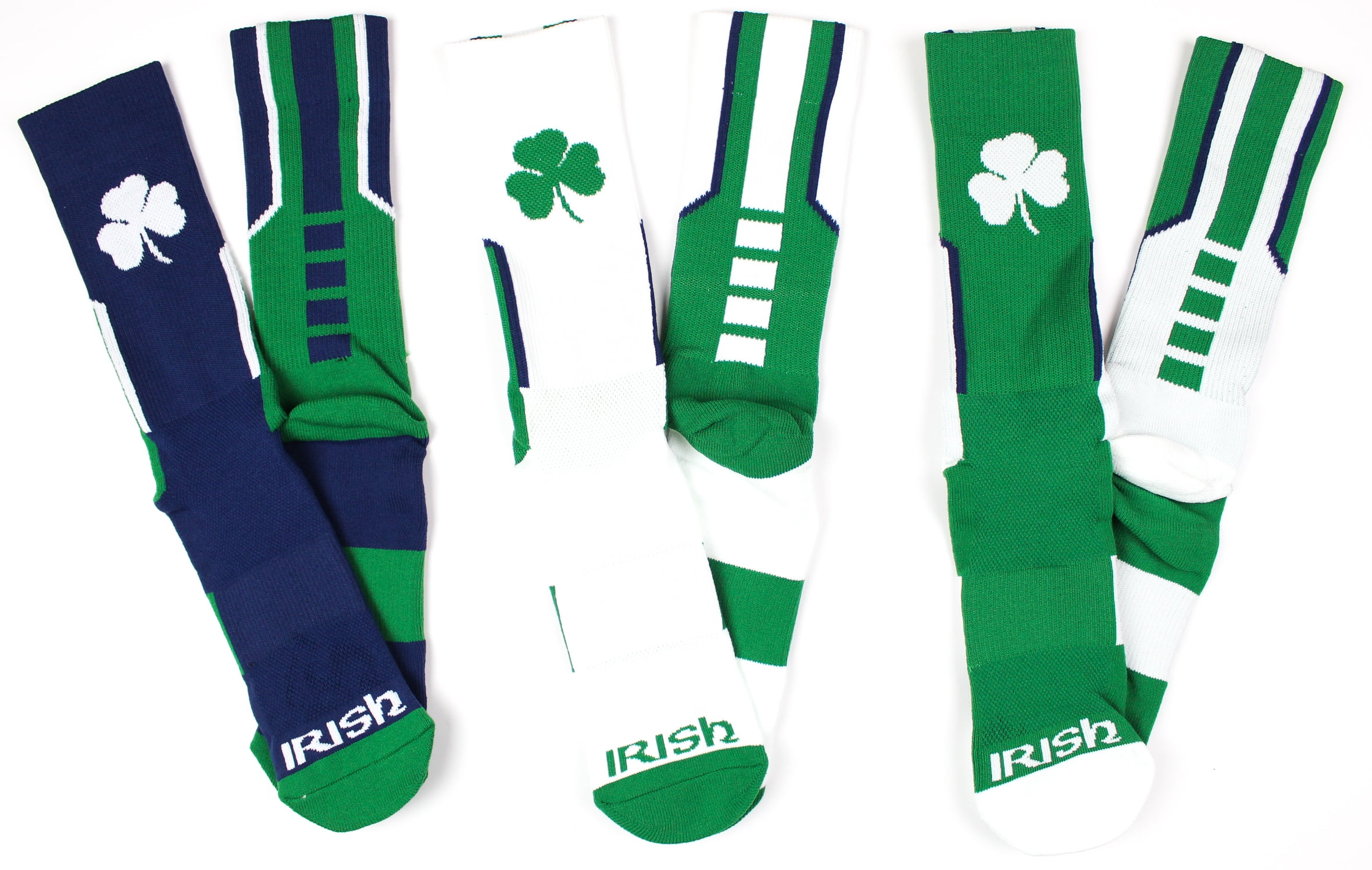 Irish 3 Piece Sport Performance Socks Bundle