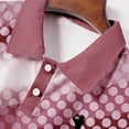 thumbnail image 6 of Zylanna Men's Polo Shirts, Short Sleeve Quick-Dry Moisture Wicking Casual Performance Tops for Golf Wine, 6 of 7