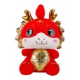 thumbnail image 2 of Decoración de año Nuevo Chino dragón Animal relleno adorno festivo dibujos animados Animal de peluche dragón juguete de peluche para decoración de, 2 of 8