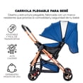 thumbnail image 2 of Carriola Bebe Plegable De Paseo Infantil Compacta Reclinable, 2 of 8