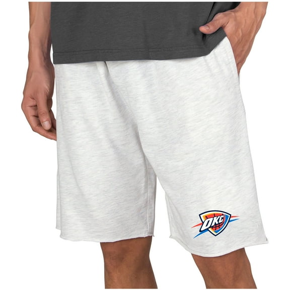 Men's Concepts Sport  Cream Oklahoma City Thunder Mainstream Terry Shorts