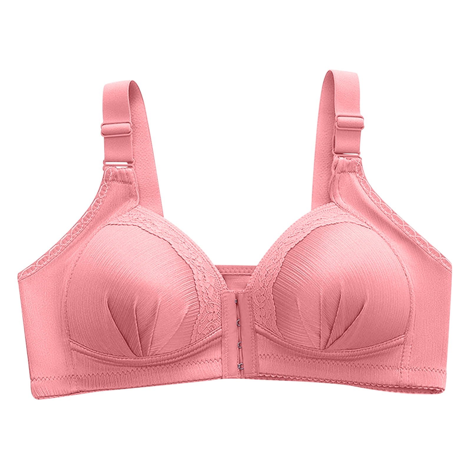 Sora Bra for Older Women Front Closure Womens Sexy Full Coverage