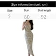 thumbnail image 2 of Vestido de fiesta con abertura de satén y tirantes finos fruncidos con cuello vuelto y estampado floral para mujer Zhivalor BST3010186-1, 2 of 8