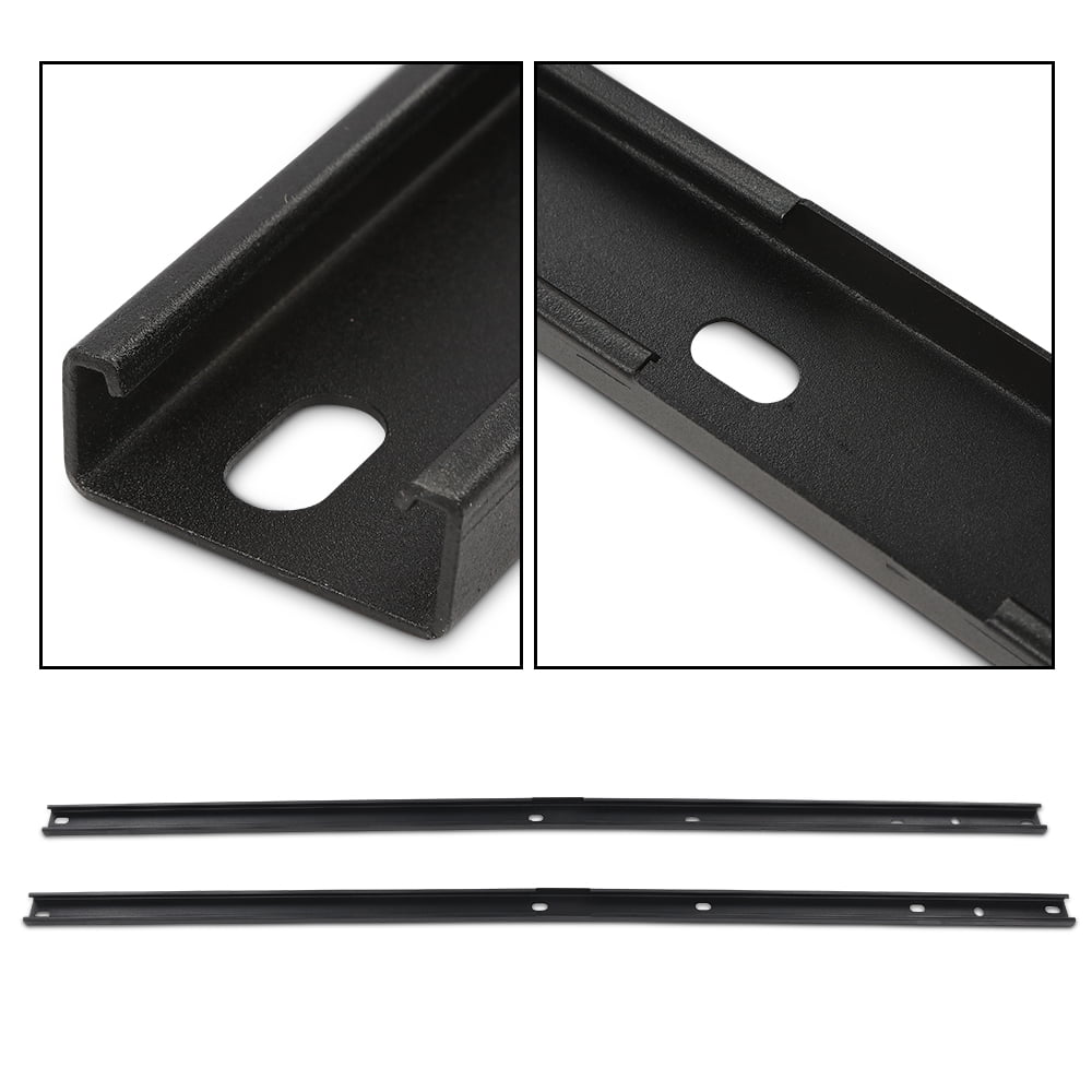 CROSSDESIGN Black Roof Rack Side Rail Package Fit for 2009-2017 Chevrolet Traverse
