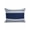 Blue, White, Navy, variant on 1 Pack Outdoor Throw Pillow, Farmhouse Pink Waterproof Pillow with Insert Included, Farmhouse Pink Line Striped Decorative Accent Cushion Sofa Pillows for Patio Porch, 16 x 16 In
