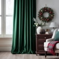 thumbnail image 2 of Cortinas Drapenova Velvet Pinch plisadas, 203 x 102 cm, color verde, 2 of 9