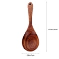thumbnail image 2 of PAMINGONO Acacia Wood Utensils Wide and Deep Paddle Serving Spoon for Family Meals 1Pack, 2 of 8