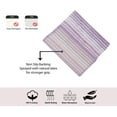 thumbnail image 5 of Home Weavers Gradation Rug Collection 100% Cotton Non-Slip Bathroom Rug Set Machine Washable Bathroom Rug-17"x24", Bath Rug- 21"x34", Purple Color 2 Piece Bath Rug set, 5 of 5