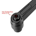 thumbnail image 5 of Uxcell M8 Metric Female Thread Adjustable Clamping Lever Handle Black 2 Pack, 5 of 6
