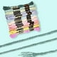 thumbnail image 5 of 12 madejas de hilo de bordar de 6 hebras, colores variados, hilo para pulseras de la amistad, hilo de poliéster para coser, hilo a granel, 5 of 9