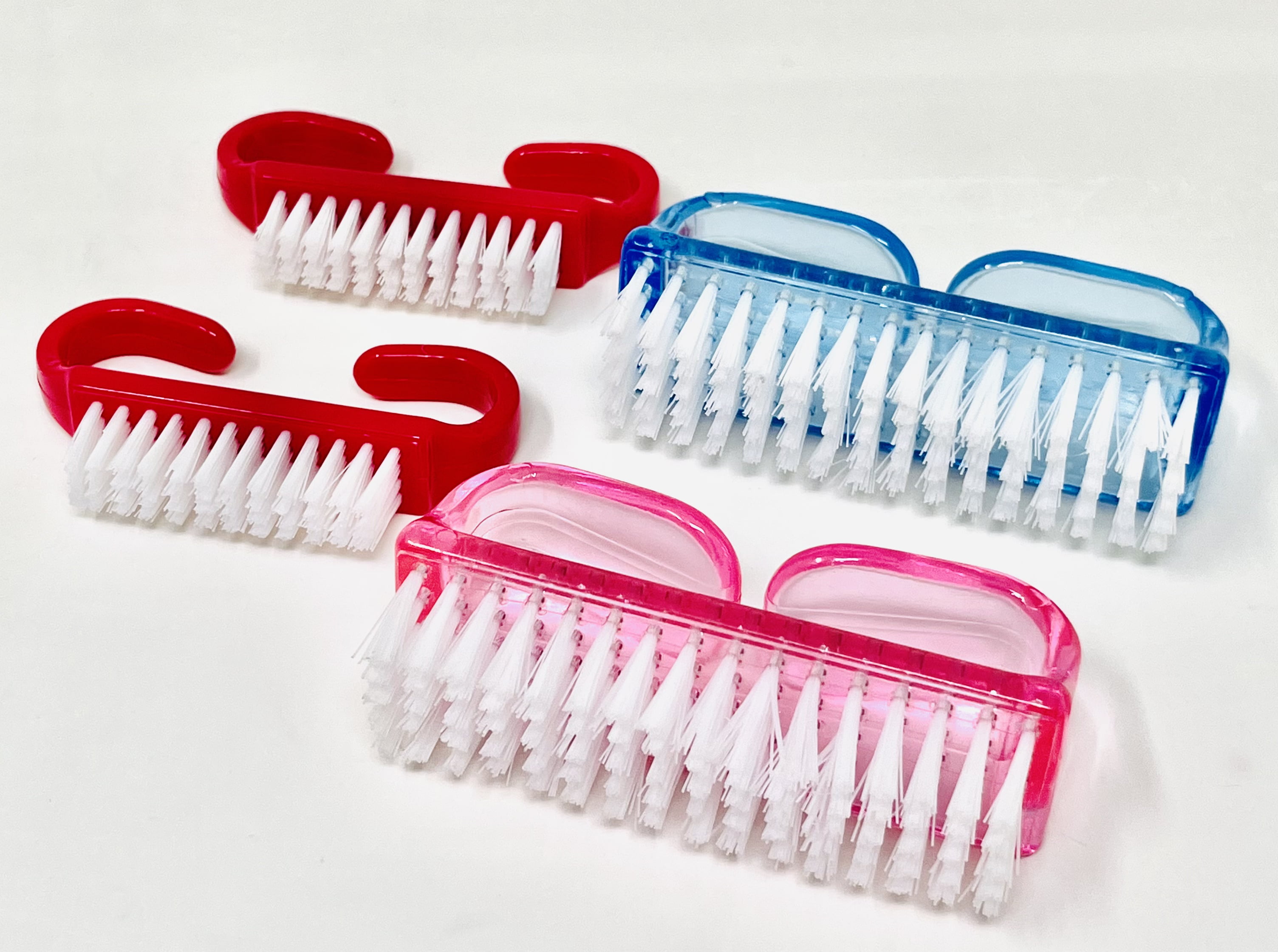 4 pcs nail brush for daily useHandle Grip Nail Brush, Fingernail