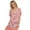 Salmon, variant on Women’s Floral Flowy Top - Plus Size, Ivory, XL