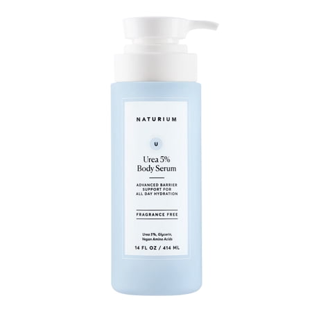 Naturium Urea 5% Body Serum, Lightweight, Hydrating Serum with Nourishing & Soothing Benefits for Barrier Support, Vegan & Cruelty-Free, 14 fl oz