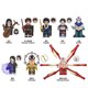 thumbnail image 1 of Set de 8 Figuras de Bloques de Construcción de Personajes de Anime, Minifiguras ABS Articuladas con Accesorios, Empaque OPP, 1 of 9