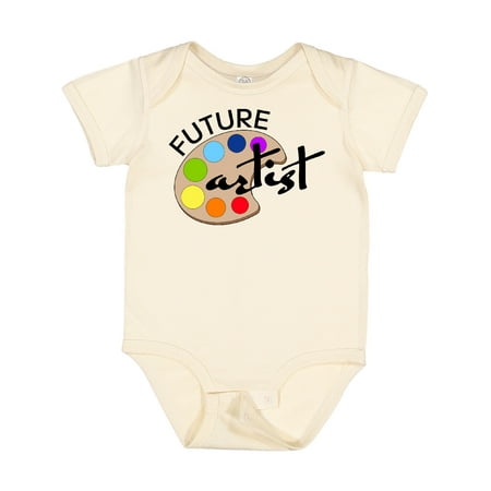 

Inktastic Future Artist with Paints Gift Baby Boy or Baby Girl Bodysuit