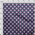 thumbnail image 3 of oneOone Cotton Poplin Twill Navy Blue Fabric Floral Retro Diy Clothing Quilting Fabric Print Fabric By Yard 56 Inch Wide, 3 of 4