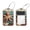 multicolored 3, variant on 2 Pack Leather Luggage Tag with Stainless Steel Loop, Vintage Map Book Octopus Baggage Handbag Travel Suitcase Tags with Name ID Card Perfect to Quickly Spot Luggage Suitcase