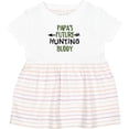 thumbnail image 3 of Inktastic Papas Future Hunting Buddy Girls Baby Dress, 3 of 5