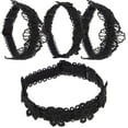 thumbnail image 4 of FONDOTIN 2Pairs Shoelaces for High Heel Black Lace Anti Slip Adjustable Tension for Women Dancing Walking, 4 of 8