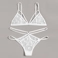 thumbnail image 6 of Everyday Bras for Women Women's Lace Camisole Shorts Set Sleepwear Large Men Underwear 5xl Lace Curtain Set 63 Lace Lingerie Shorts Set Lace Pajama Set for Women Fruit Pack Lace Bandeau Bra White M, 6 of 6