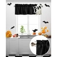 thumbnail image 5 of Halloween Valances for Windows Ghost Window Curtain Rod Pocket Cute Boo Spooky Holiday Window Treatment Decor Valances for Kitchen Living Room Bedroom 42x12in, 5 of 7