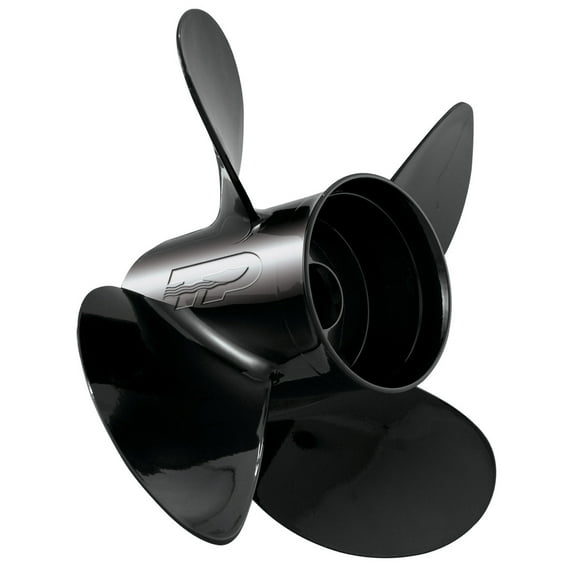 Turning Point Propellers 21501930 Hustler Boat Propeller 14 x 19, 4 Blade Aluminum Right-Hand Rotation (Standard)