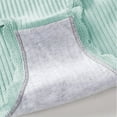 thumbnail image 4 of Guardurnaity TureClos, 3 uds., ropa interior de algodón para mujer, bragas transpirables para niña, bragas elásticas que absorben la humedad con borde de Ropa interior verde L, 4 of 6