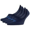 thumbnail image 1 of Burlington Calcetines de hombre, paquete de 4 - Para todos los días IN, talón antideslizante, color sólido Azul oscuro 45-46, 1 of 3