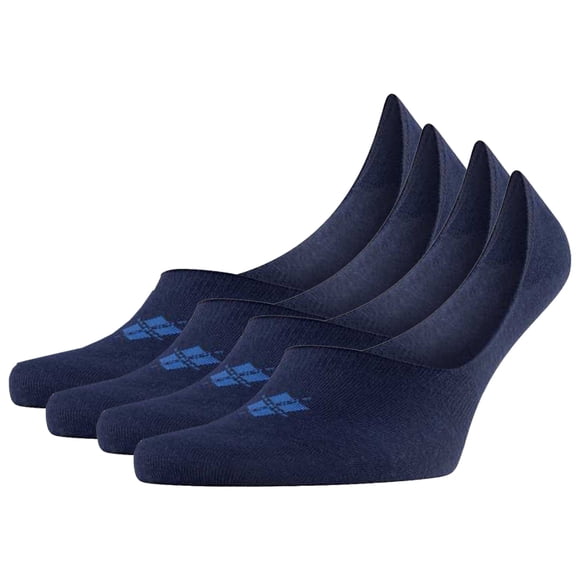 Burlington Men's Socks, 4-pack - Everyday IN, Anti-Slip Heel, Solid Color Navy 45-46 (10-11 UK)