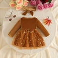 thumbnail image 6 of TGPMGRZ Toddler Christmas Dresses Girls Tutu Skirt with Bow Headband Xmas Holiday Outfits, 6 of 6