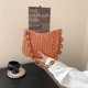 thumbnail image 4 of Bolso Cuadrado Paja para Mujer Con Cadena Mano en La Playa, 4 of 9