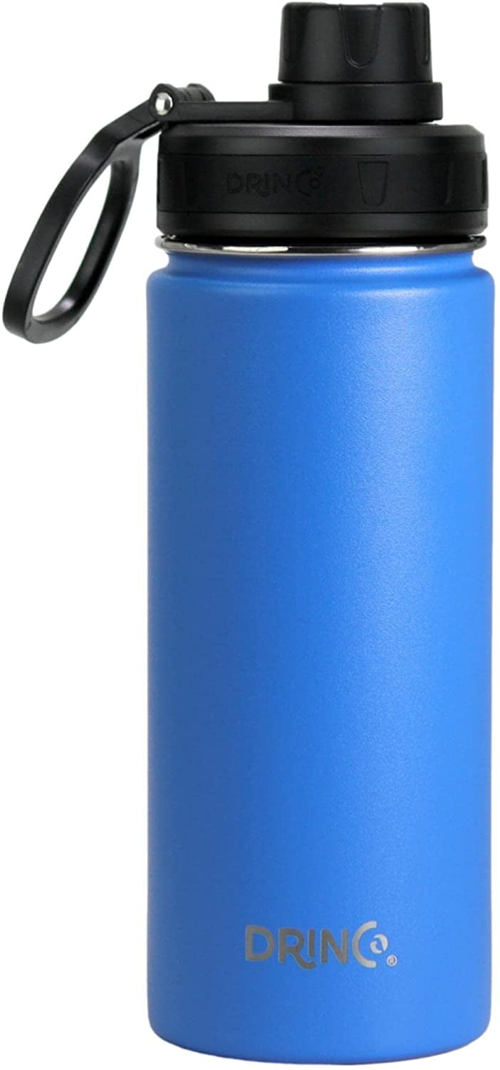 LANGE HOME Double Wall Vacuum Stainless Steel Insulated Water Bottle - Leak  proof, Reusable, Non Bisphenol A Free for Water Replenishment, 32oz Blue