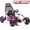 Pink, variant on Sunnyfree 24V Drift Go Kart for Kids Ages 6+, 400W Electric Ride On Car with Rear Suspension, Bluetooth Music, LED Lights, Up to 8.5MPH, Pink