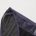 thumbnail image 4 of Seamless Cheeky Underwear for Women Underwear French Thin Mesh Lace Panties Womens Sheer Low Waist Bikini Underpants Purple L, 4 of 8