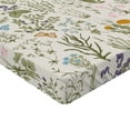 thumbnail image 2 of Ambesonne Floral Fitted Sheet, Vintage Garden Plants, King Size, Reseda Green Beige, 2 of 3