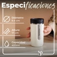 thumbnail image 3 of Vaso Termo Nespresso Travel Mug Medium Vainilla Ice 400 Ml, 3 of 7