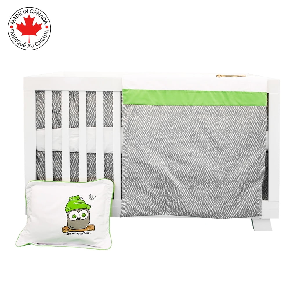 Bebelelo Nursery Baby Bedding Set 7 Piece Dream Owl Walmart