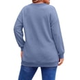 thumbnail image 5 of Fantaslook Waffle Knit Sweatshirts for Women Long Sleeve V Neck Sweater Shirts Pullover Casual Outfits Plus Size Fall Tops, 5 of 11