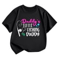 thumbnail image 3 of SONXAHE Toddler Boys' T Shirt Father's Day Graphic Crew Neck Short Sleeve Tee Lightweight Leisure Tshirt Black, 3 of 3