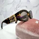 thumbnail image 4 of New MIU MIU Sunglasses Brown Tortoise Oval Acetate Gold Metal Authentic, 4 of 6