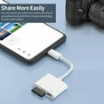 thumbnail image 3 of USB C 3-in-1 Hub Converter Type-C Adapter SD Card Reader For Laptop MacBook Pro, 3 of 12