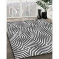 thumbnail image 2 of Ahgly Company Indoor Square Patterned Carbon Gray Area Rugs, 3' Square, 2 of 6