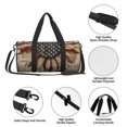 thumbnail image 5 of Bingfone USA Sunflower Flag Print Gym Duffle Backpack for Men Women,Travel Weekender Carry-On Bags with Detachable Back Pack Straps for Traveling Overnight Climb Sports, 5 of 7