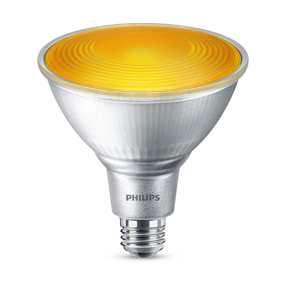 Philips NonDimmable 13.5W Yellow/Bug Light 40 PAR38 LED Bulb, Outdoor