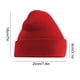 thumbnail image 2 of Gorro de Punto Unisex de Color Liso con Hilo Elástico, Cálido, Suave y Ligero, para Invierno y Primavera, para Hombre y Mujer | Ideal para Actividades Al Aire Libre, Correr, Senderismo, Esquí, Campin, 2 of 3