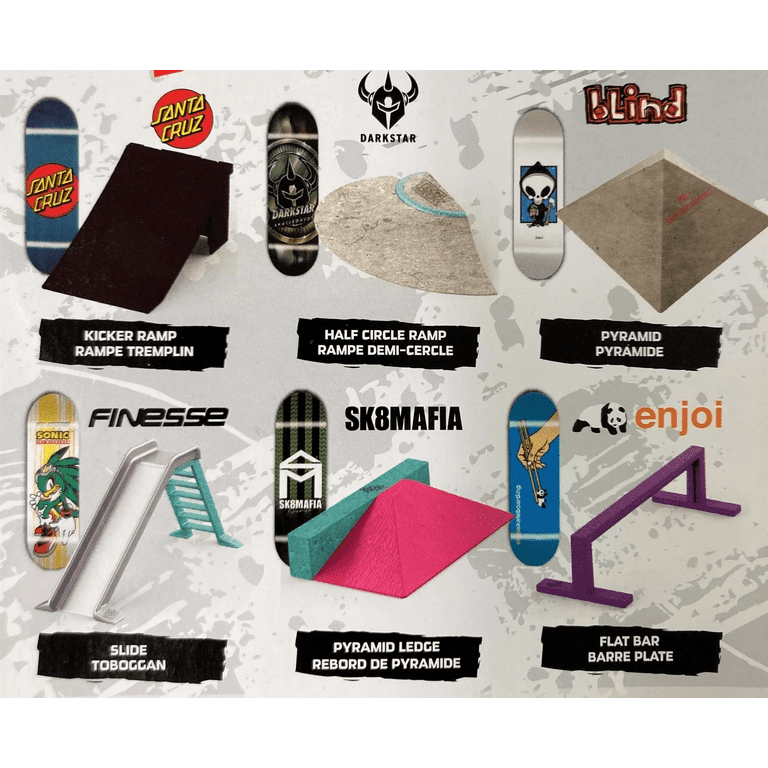 Tech Deck Street Hits Sk8mafia Fingerboard & Pyramid Ledge Tech Deck Street Hits Sk8mafia Fingerboard & Pyramid Ledge
