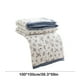 thumbnail image 3 of Edredón refrescante de verano | Manta de algodón lavado para aire acondicionado | Relleno de poliéster suave | Cubrecama ligero e hipoalergénico | Diseño reversible multicolor | Ropa de cama para, 3 of 6